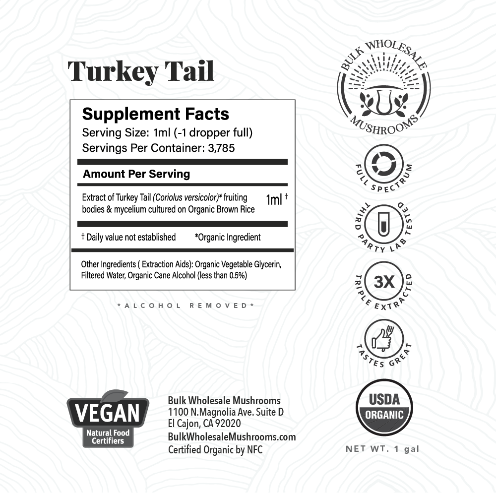 Turkey Tail Bulk Glycerites